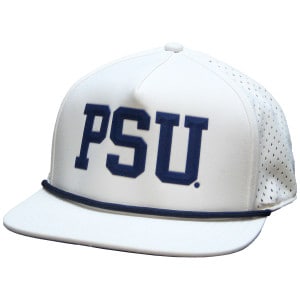 white country clubber hat with navy PSU on front